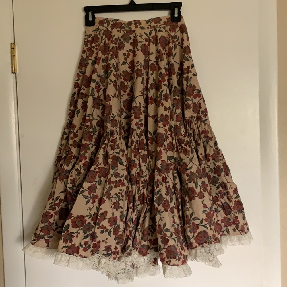 Vintage prairie circle skirt